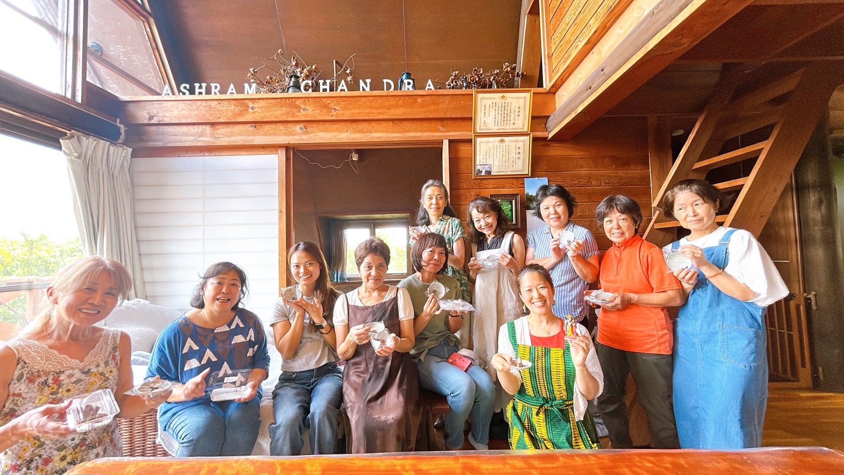 今日は国頭村で「アーユルヴェーダ体質別 手作りインセンス講座」でした！